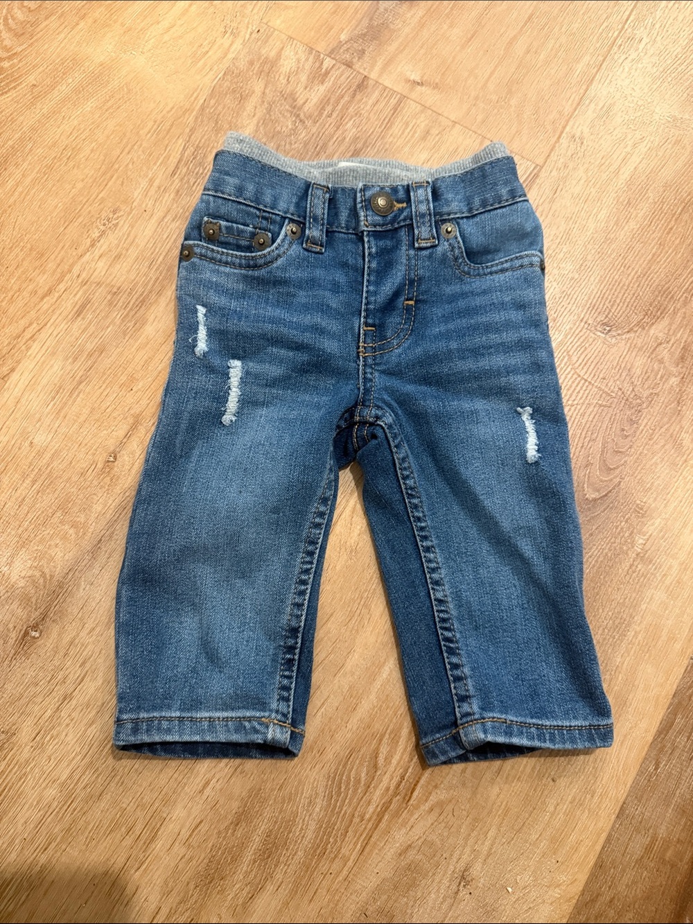 514 straight baby 3m Blue Denim Pull-On Jeans